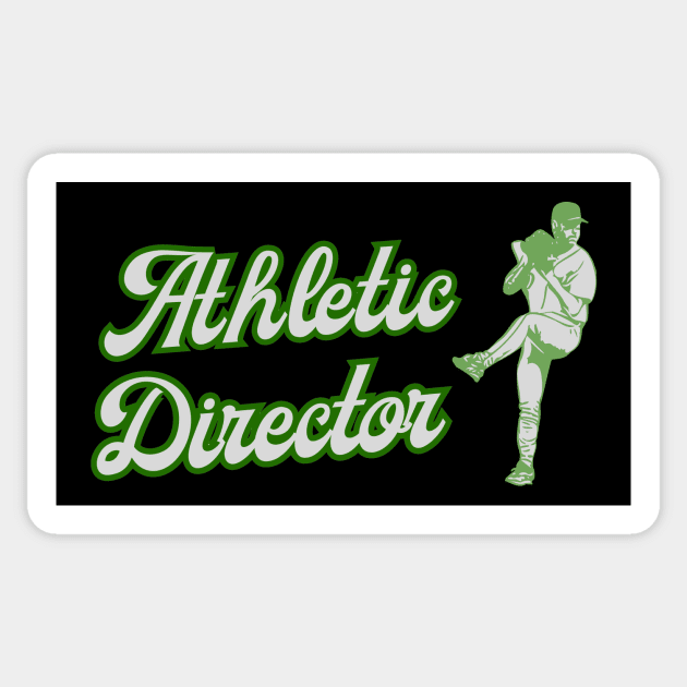 ATHLETIC DIRECTOR BASEBALL Sticker by BVCrafts